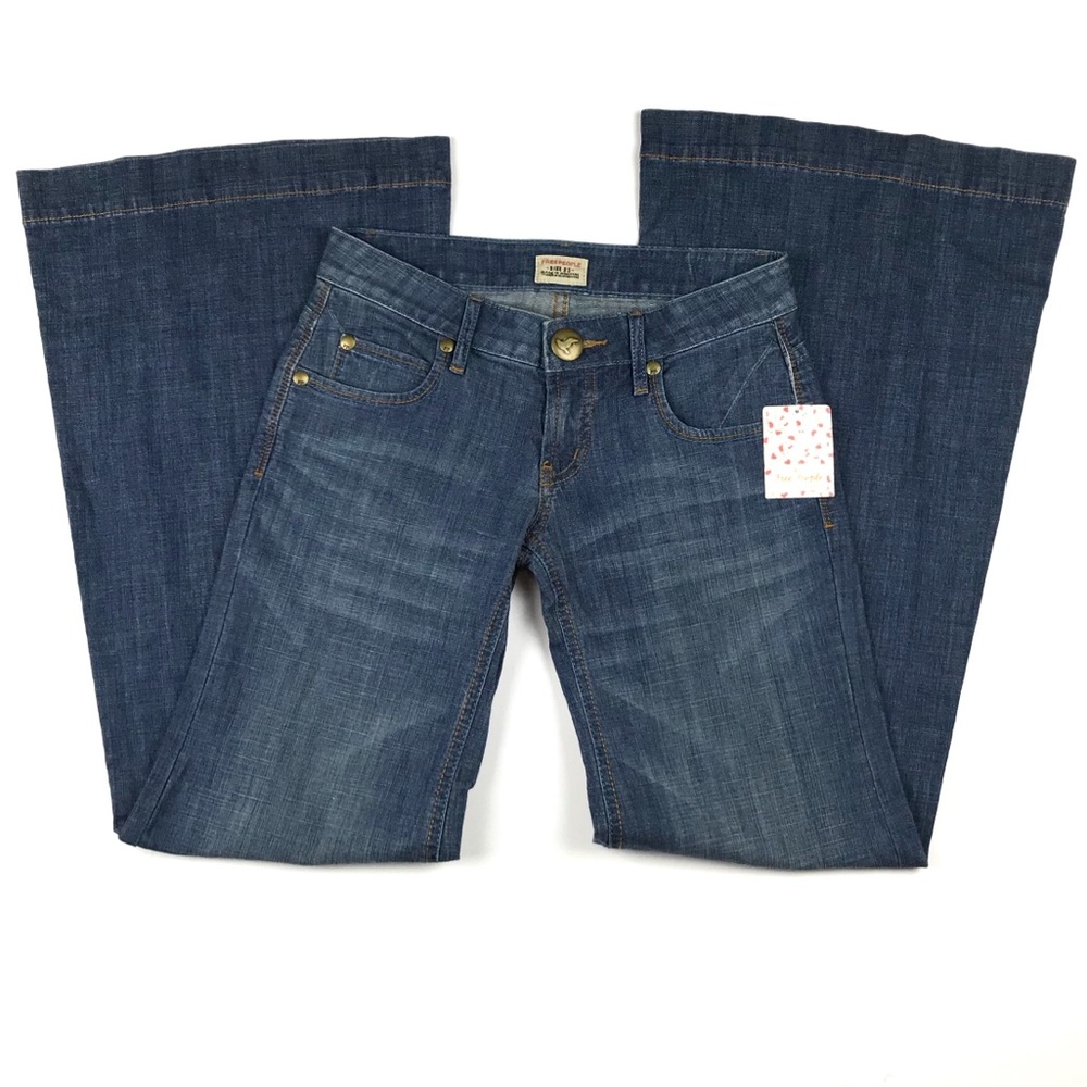 NWT Free People Wide Leg Jeans 25